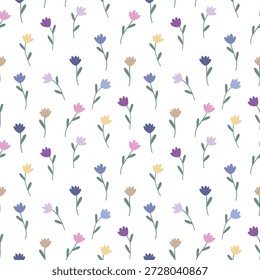 Patrón inconsútil colorido de las flores para las impresiones de la tela, textiles, papel de regalo
