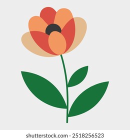 Colorful flowers vector illustration on white background, ideal for floral-themed designs.