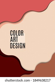 Colorful flowing abstract motion background. Smooth wave layout. Vector illustration