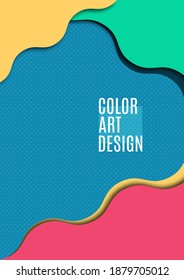 Fondo de movimiento abstracto colorido. Diseño de ondas suaves. Ilustración del vector