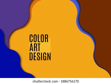 Colorful flowing abstract motion background. Smooth wave layout. Vector illustration