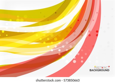 Farbiger, fließender, abstrakter Hintergrund. Vektorvorlagenhintergrund für das Workflowlayout, -diagramm, -nummeroptionen oder Webdesign