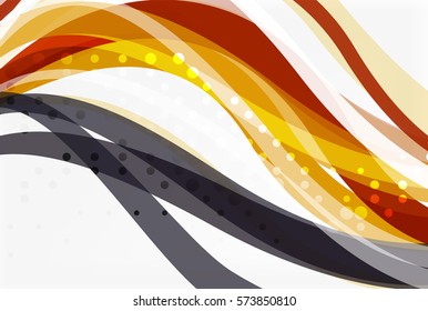 Colorful flowing wave abstract background. Vector template background for workflow layout, diagram, number options or web design