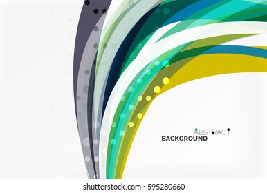 Farbiger, fließender, abstrakter Hintergrund. Vektorvorlagenhintergrund für das Workflowlayout, -diagramm, -nummeroptionen oder Webdesign