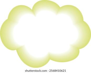 Colorful fluffy balloon vector illustration