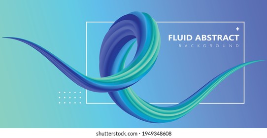 Colorful fluid abstract background free vector