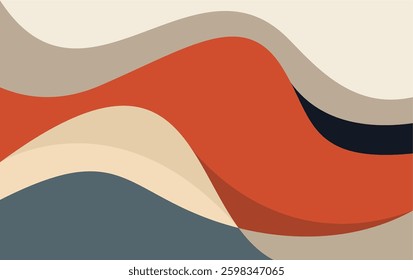 colorful fluid abstract background vector. abstract vintage color pattern design