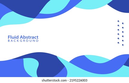 Colorful fluid abstract shapes background