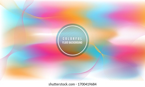 Farbiges Fluid-Hintergrund Abstraktes Design
