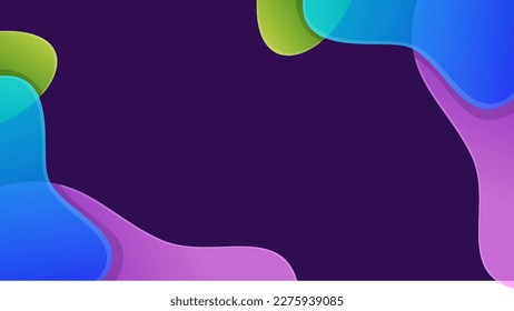 colorful fluid background design premium