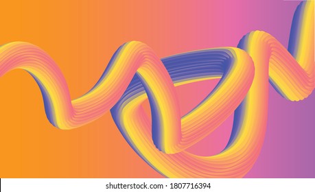 Colorful fluid background with different colors