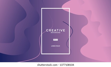 Colorful fluid background. Fluid shapes. Eps10 vector