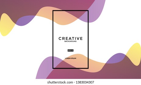 Colorful fluid background. Fluid shapes. Eps10 vector