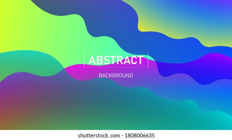 colorful fluid background. trendy color gradient. wave texture concept. abstract background. eps 10 vector