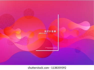 Colorful fluid background. Vector abstract minimalistic design. Eps10
