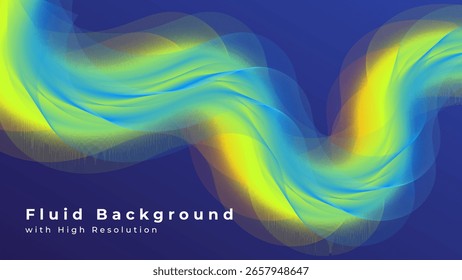 Design de vetor de fundo de fluido colorido