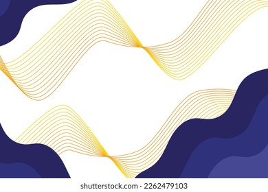 Colorful Fluid Background with wave lines 