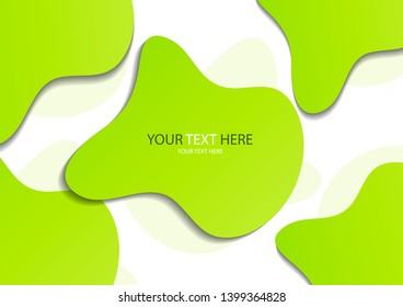 Colorful fluid geometric background. Liquid composition 3d form. Dynamic background for invitation, booklet or business card design. Modern abstract cover. Vector illustration