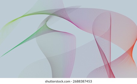 Gradiente de fluido colorido Design abstrato