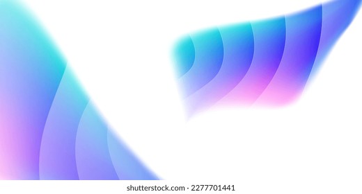 Colorful fluid gradient background with glass morphism blurred abstract geometric shapes. Vector template futuristic trendy design Banner, 3d Poster, minimalism neon cover, glass blur flyer. Vector