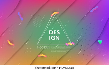 Colorful fluid modern background. Liquid colors backdrop. Vector design template for poster, banner or any cover