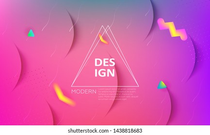 Colorful fluid modern background. Liquid colors backdrop. Vector design template for poster, banner or any cover