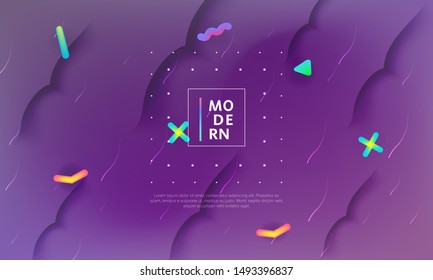 Colorful fluid modern background. Liquid colors backdrop. Vector design template for poster, banner or any cover