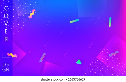 Colorful fluid modern background. Liquid colors backdrop. Vector design template for poster, banner or any cover