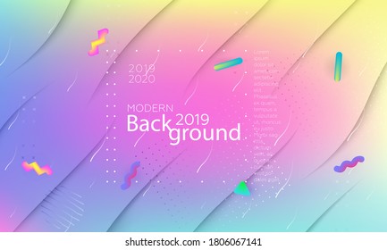 Farbige, fließende, moderne Hintergrund. Flüssige Farben im Hintergrund. Vektordesign-Vorlage für Poster, Banner oder Decken