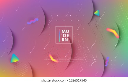 Colorful fluid modern background. Liquid colors backdrop. Vector design template for poster, banner or any cover