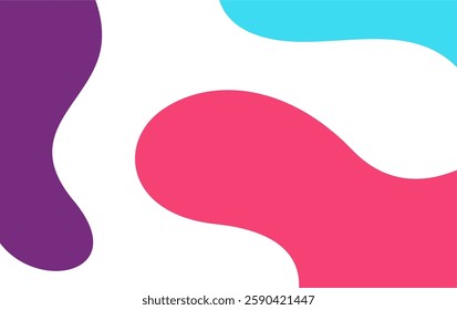 Colorful fluid shape Abstarct background design. Minimalist backdrop. background simple for poster