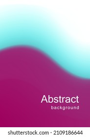 Colorful fluid shape abstract background vector. Blur liquid flow with pink, blue and white gradient mesh design, wave aura art pattern. Watercolor paint illustration for cover and backdrop. 
