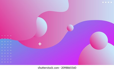 Colorful fluid shape background. Modern abstract background with geometric shapes and lines. Eps10 Vector