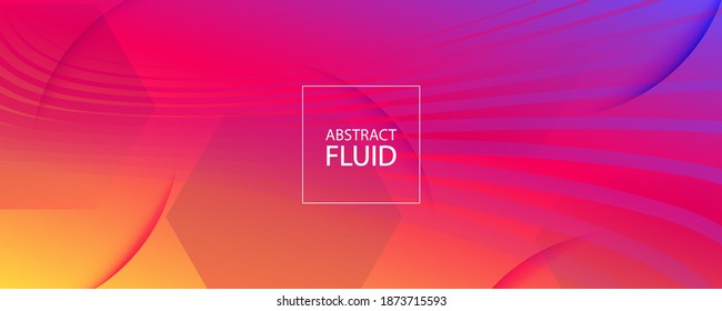 Forma De Líquido Colorido. Flujo 3d Movimiento. Olear Líneas Futuristas. Forma Mínima De Líquido. Folleto moderno. Rayas de flujo. Movimiento Resumen. Fondo de degradado. Ilustración brillante. Forma fluida.