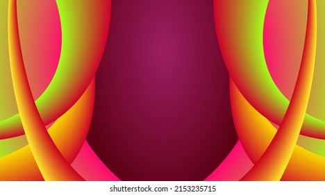 colorful fluid shapes, abstract background