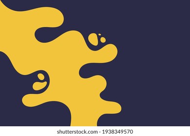 Colorful fluid shapes yellow gradient for your landing page, web, app design. Spotty textures editable wallpaper decorative asset abstract style. Dynamic motion of wavy shapes of liquid spots, dots.