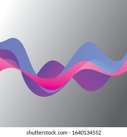 Colorful fluid wave abstract background. Vector illustration.