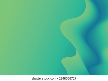 colorful fluid wave. Duotone geometric compositions with gradient 3d flow shape. Innovation modern background design for cover, landing page.