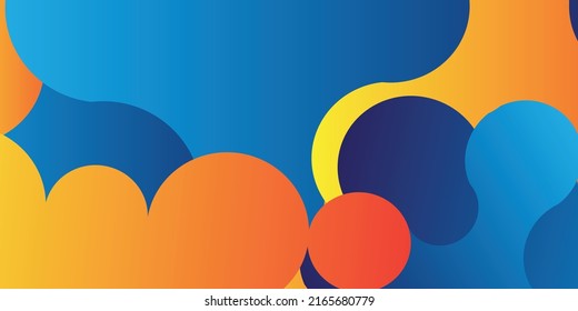 colorful fluid wavy dynamic design 