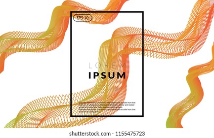 colorful fluid Wavy geometric background. Trendy shapes composition. Suitable For Wallpaper  Banner  Card  Book Illustration  Web Landing Page  and Other Related Creative 