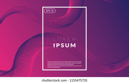 colorful fluid Wavy geometric background. Trendy shapes composition. Suitable For Wallpaper  Banner  Card  Book Illustration  Web Landing Page  and Other Related Creative 