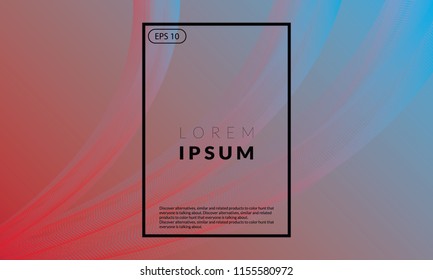 colorful fluid Wavy geometric background. Trendy shapes composition.Suitable For Wallpaper  Banner  Card  Book Illustration  Web Landing Page  and Other Related Creative.
