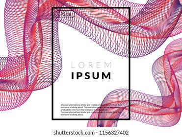 colorful fluid Wavy geometric background. holograph shapes composition. Suitable For Wallpaper  Banner  Card  Book Illustration  Web Landing Page  and Other Related Creative 