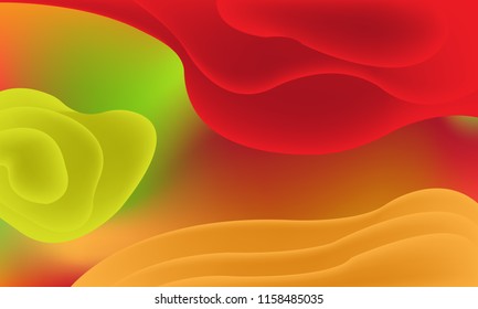 colorful fluid Wavy geometric background. Trendy shapes composition. Suitable For Wallpaper  Banner  Card  Book Illustration  Web Landing Page  and Other Related Creative 