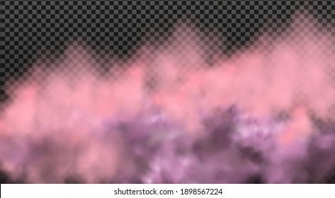 Colorful fog, ink swirling smoke isolated, transparent special effect. Bright vector cloudiness, mist or smog background. 
 Abstract banner paints.Background for banner, card, poster, poster.