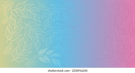 Colorful foliage gradient background design. Geometric pattern gradient background. blurry abstract pink color