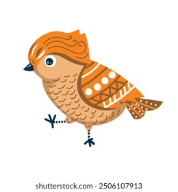 Colorful Folk Birds Illustration - Birds 1