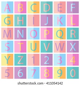 colorful fonts 