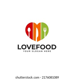 Colorful Food Logo For Restaurant, Cafe, Food Lovers