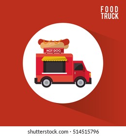 Colorful food truck design